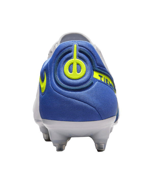 Nike Tiempo Legend IX Recharge Elite SG-Pro AC Grau Gelb Blau F075 - grau