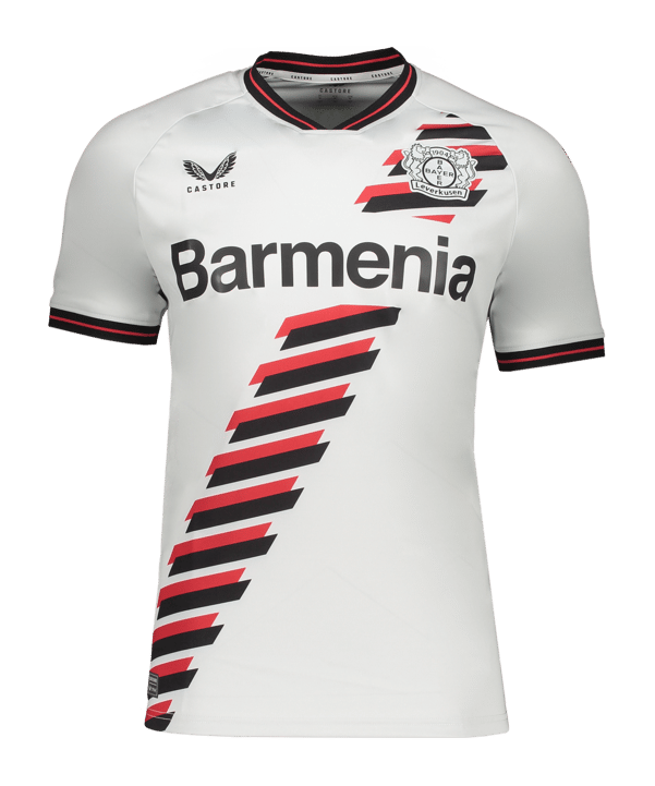 Castore Bayer 04 Leverkusen Trikot Away 2023/2024 Kids Weiss F227 - weiss