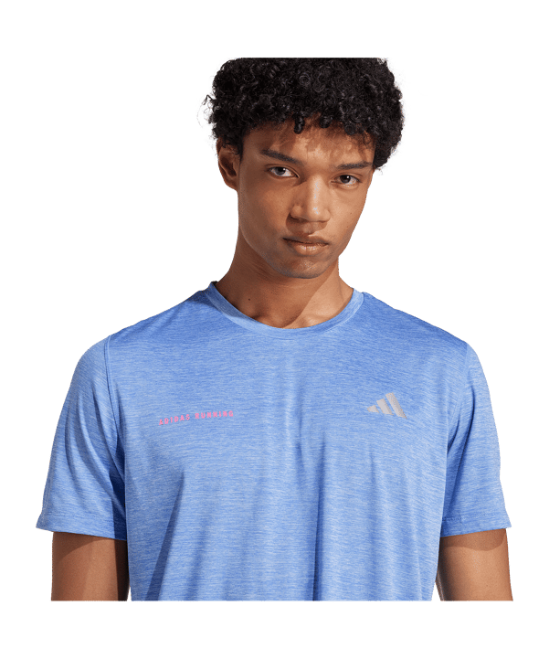 adidas Own the Run T-Shirt Blau