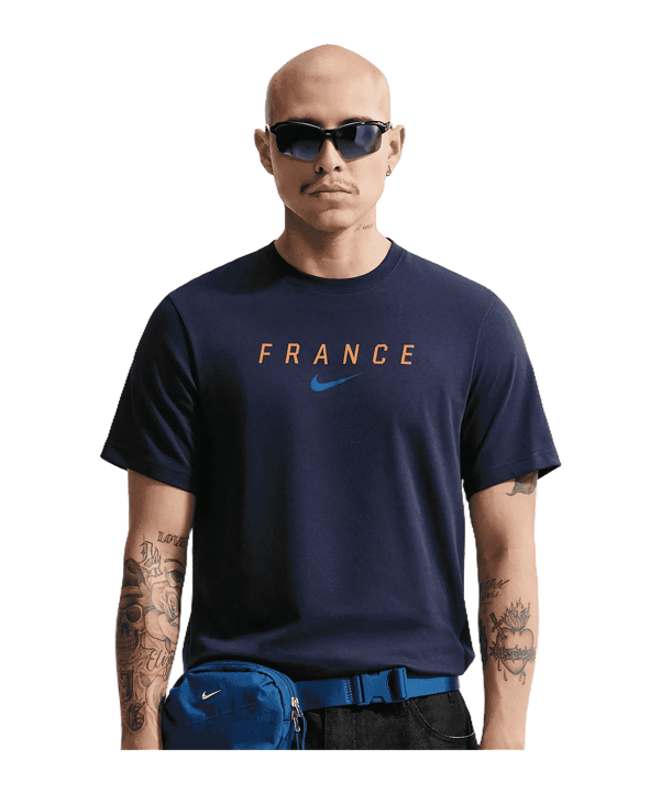 Nike FFF Frankreich Primary T-Shirt Blau F498 - blau