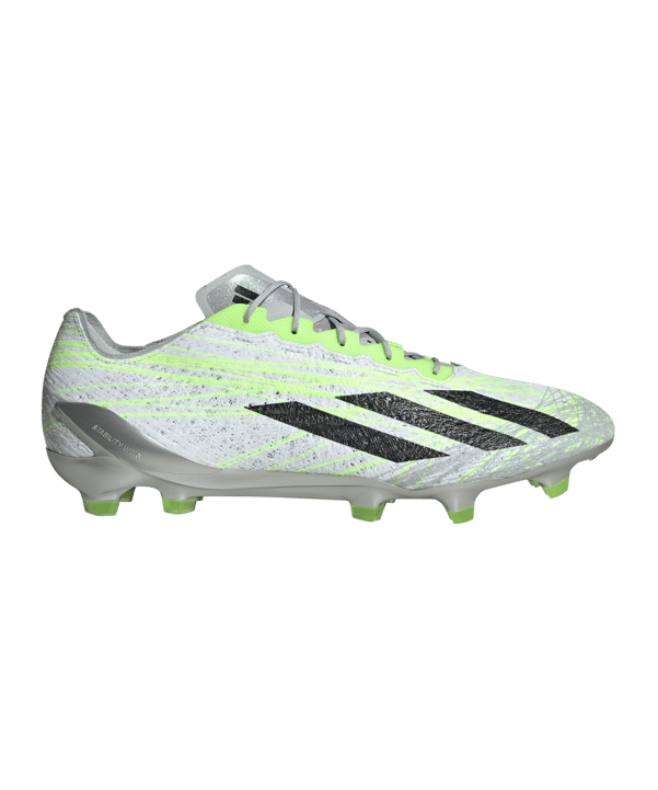 adidas X Crazyfast Strung+ FG Special Edition Weiss Schwarz - grau