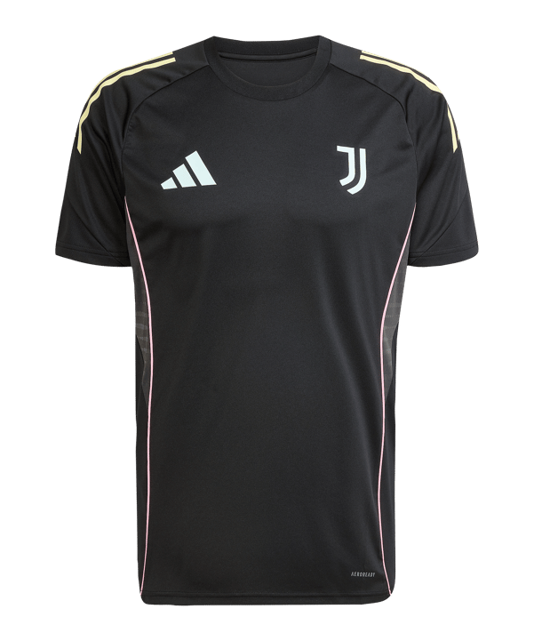 adidas Juventus Turin Trainingsshirt Schwarz - schwarz