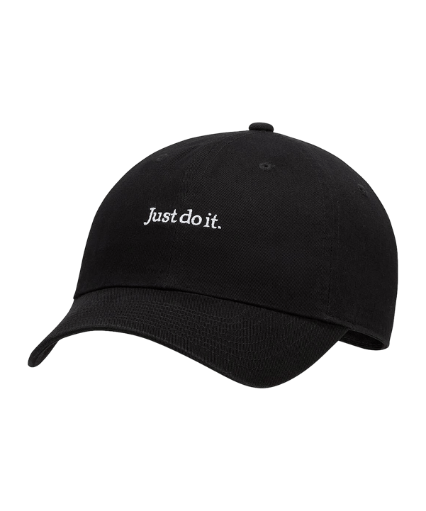 Nike Unstructured Cap Schwarz Weiss F010 - schwarz