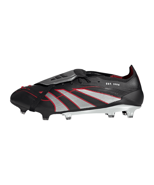adidas Predator Elite FT Leather FG Obsidian Strike Schwarz - schwarz