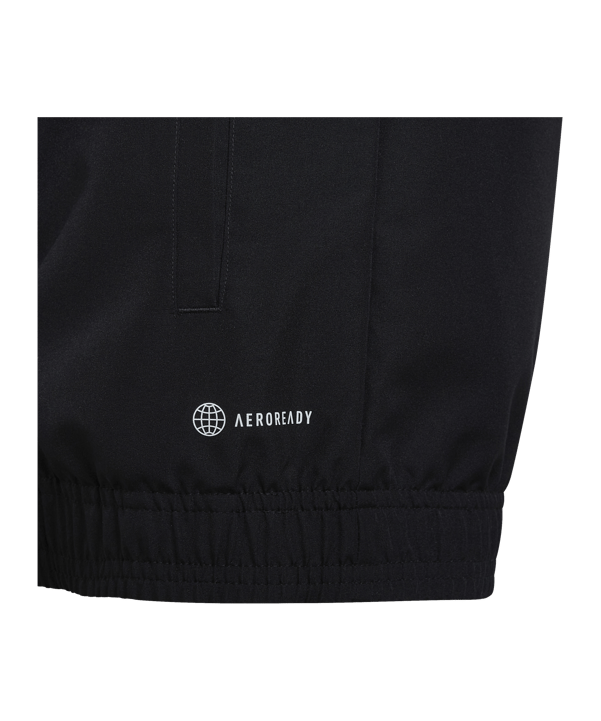 adidas Entrada 22 Präsentationsjacke Kids Schwarz - schwarz