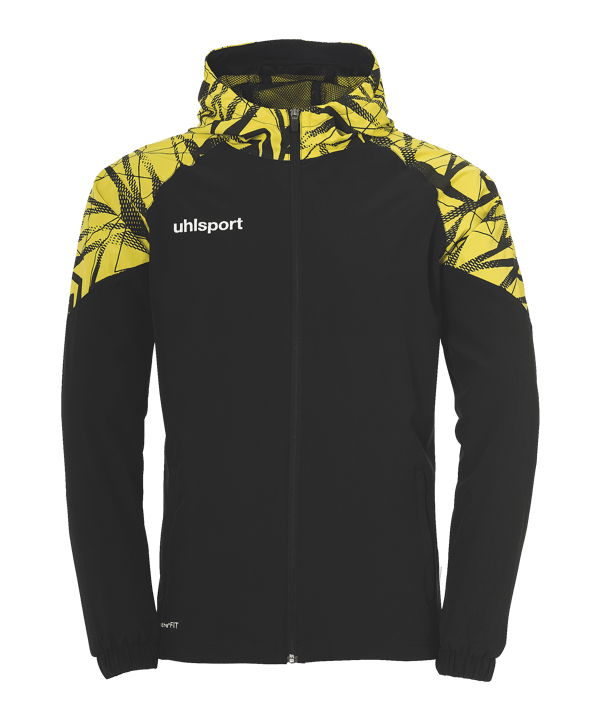 uhlsport Giacca con cappuccio nero C007 - nero