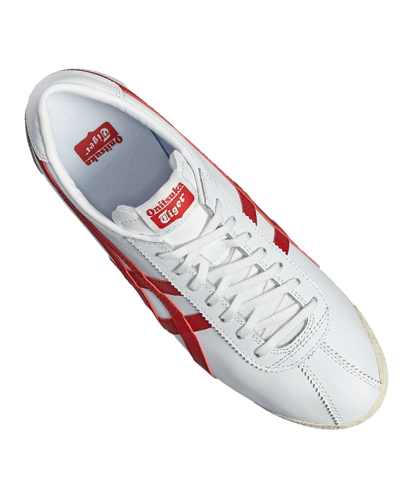 Onitsuka Tiger Corsair Sneaker Weiss Rot F0123 - weiss