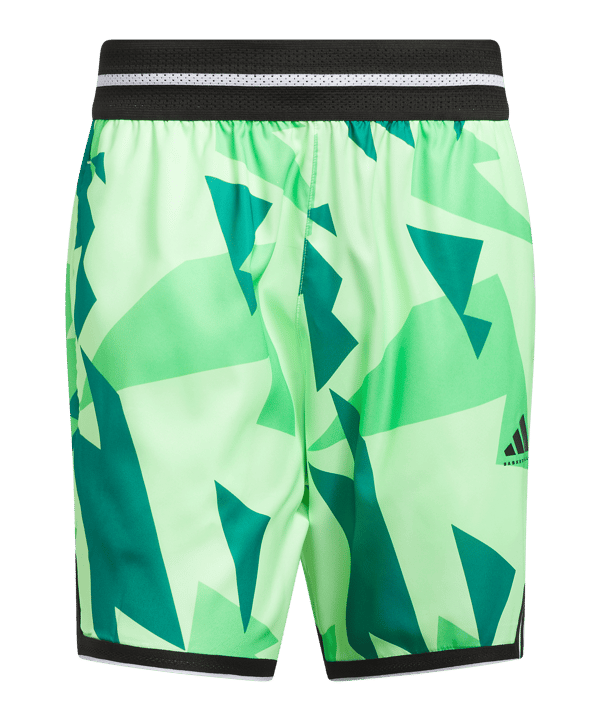 adidas Crazylite AOP 2 Short Grau - gruen