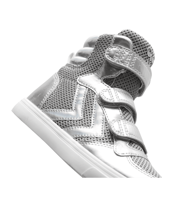 Hummel Stadil Glitter Sneaker Kids Grau F1100 - grau