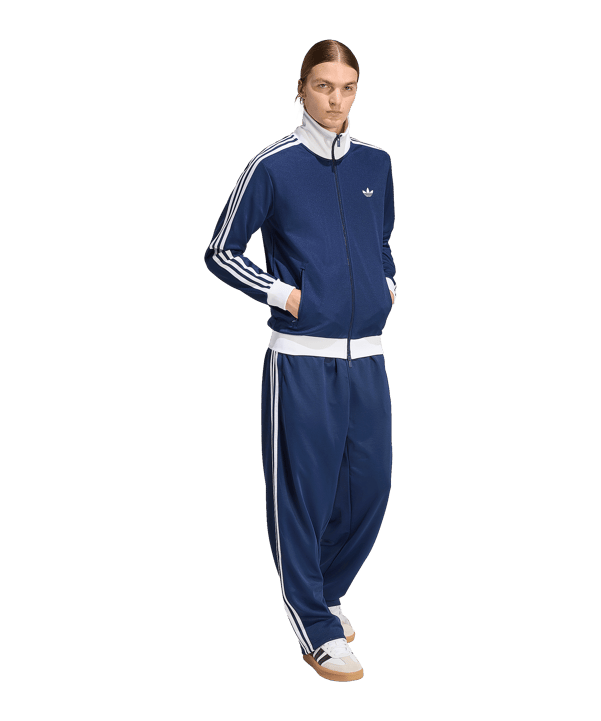 adidas Originals Classic Track Top Trainingsjacke Blau - blau
