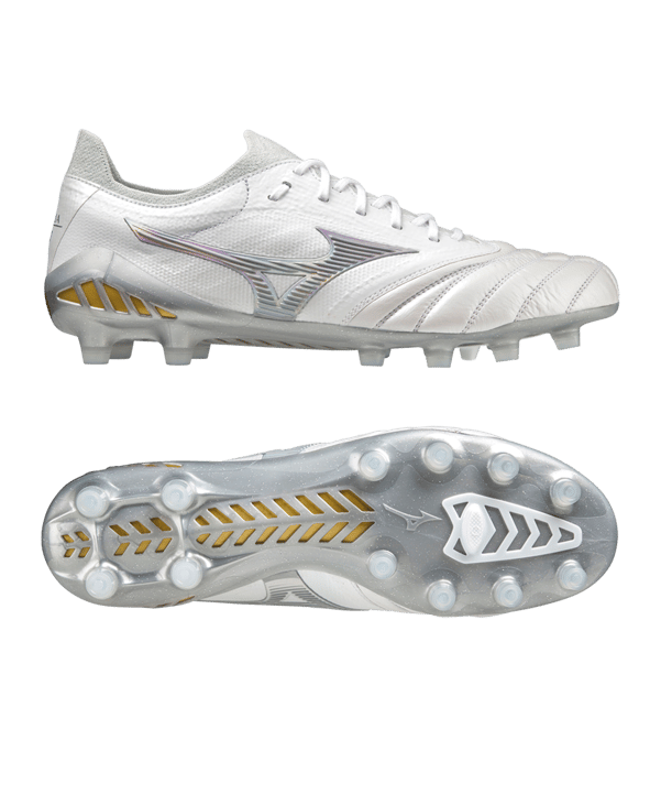 Mizuno Morelia Neo III Beta Made in Japan FG Shining Weiss F04 - weiss