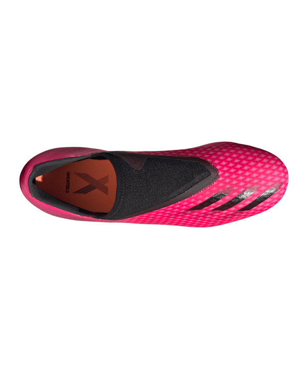 adidas X GHOSTED.3 LL FG Superspectral Pink Schwarz Orange - pink