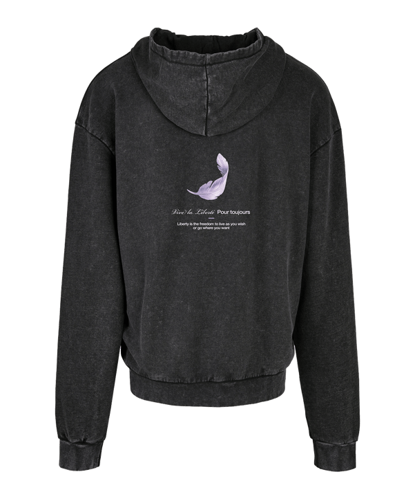 Mister Tee Viva la Liberte Oversized Hoody Schwarz - schwarz