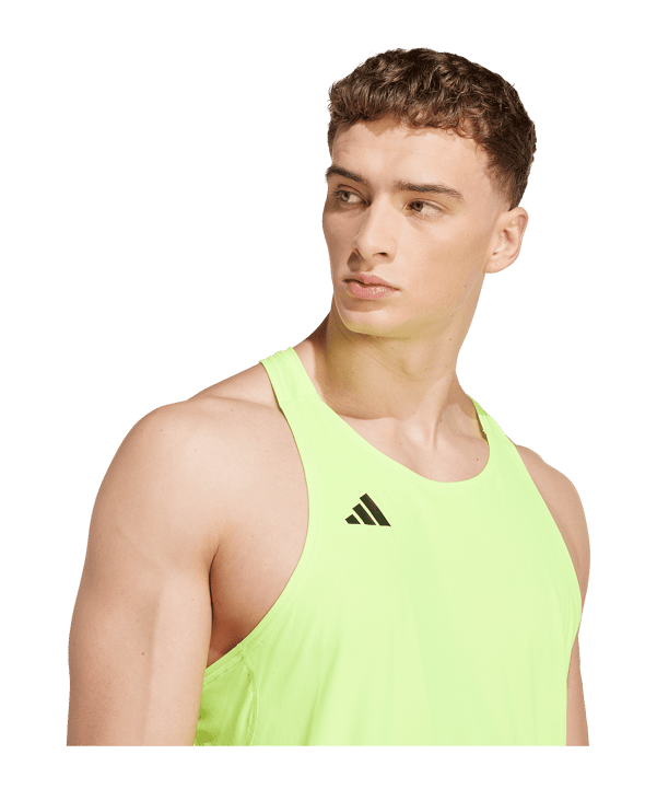 adidas Essentials Running Singlet T-Shirt Vert - vert