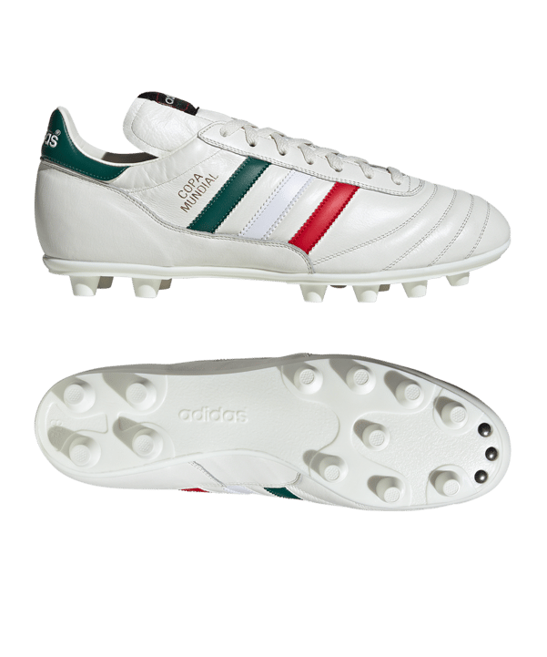 adidas COPA Mundial FG Mexico Weiss Grün Weiss - weiss