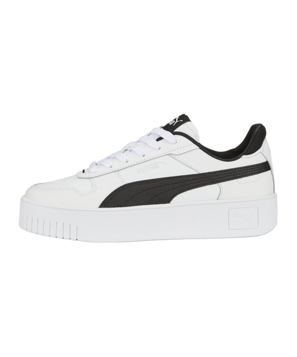 PUMA Carina Street Damen Weiss Schwarz Silber F03 - weiss