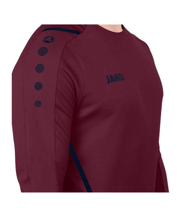 JAKO Challenge Sweatshirt Kids Rot Blau F132 - rot