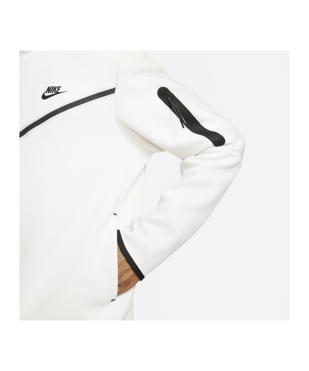 Nike Tech Fleece Windrunner Weiss Beige F030 - grau