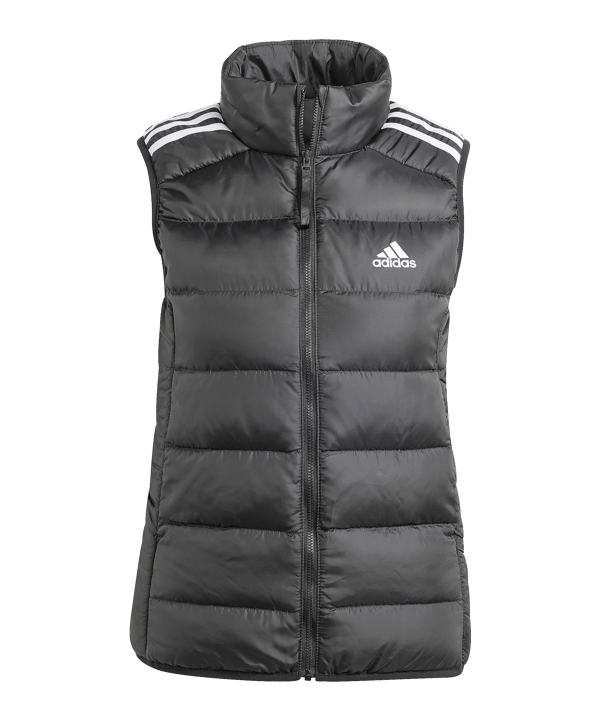 adidas Essentials 3-Stripes Weste Damen Schwarz - schwarz
