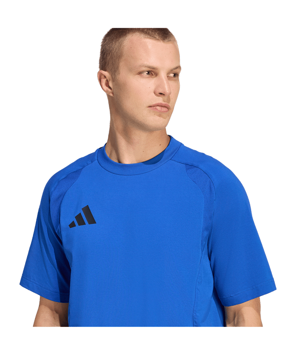 adidas Tiro Travel T-Shirt Blau - blau