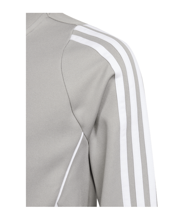 adidas Tiro 24 Trainingsjacke Kids Grau Weiss - grau