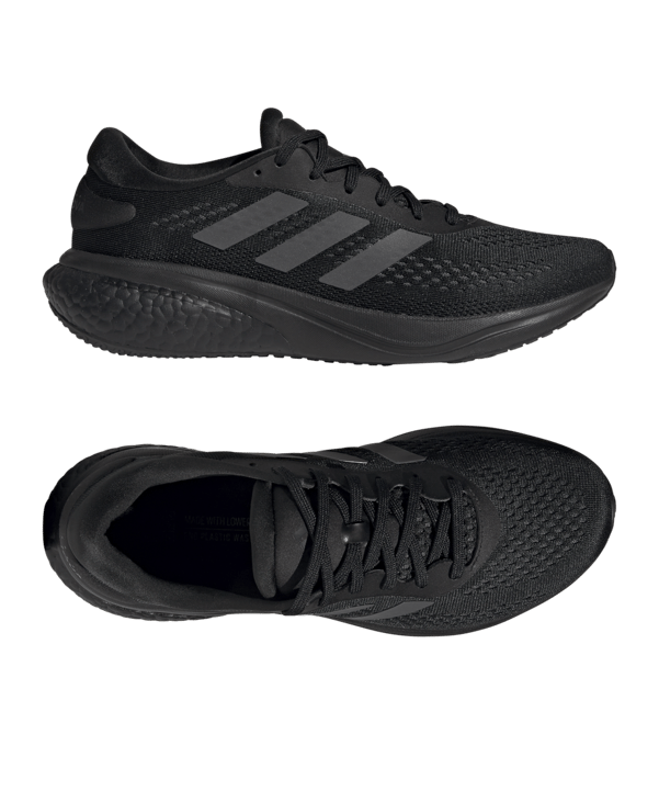 adidas Supernova 2 Running Schwarz Grau - schwarz