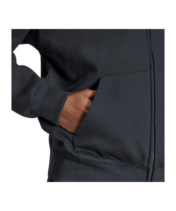 adidas Originals Trefoil Essentials Loose Kapuzenjacke Schwarz - schwarz