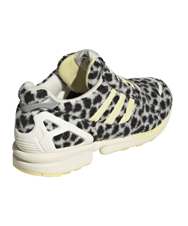 adidas Originals ZX 8020 Damen Weiss Gelb Schwarz - weiss