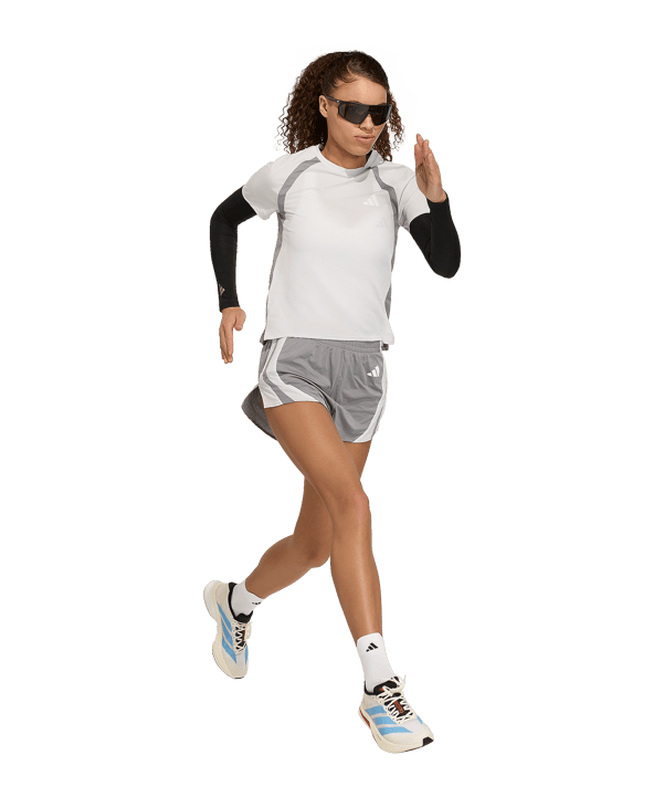adidas Archive Running T-Shirt Damen Grau - grau