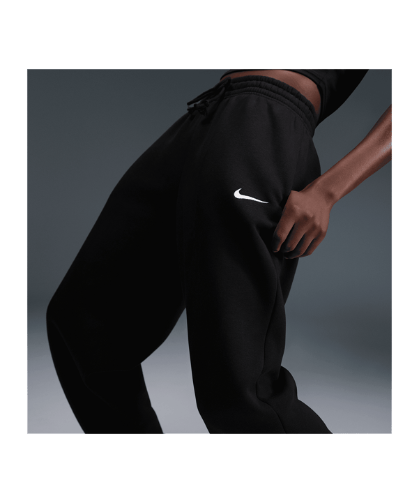 Nike Phoenix 2 Fleece Hose Damen Schwarz F010 - schwarz