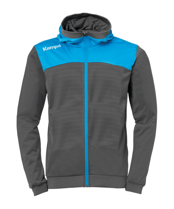 Kempa Emotion 2.0 Kapuzenjacke Grau Blau F16 - grau