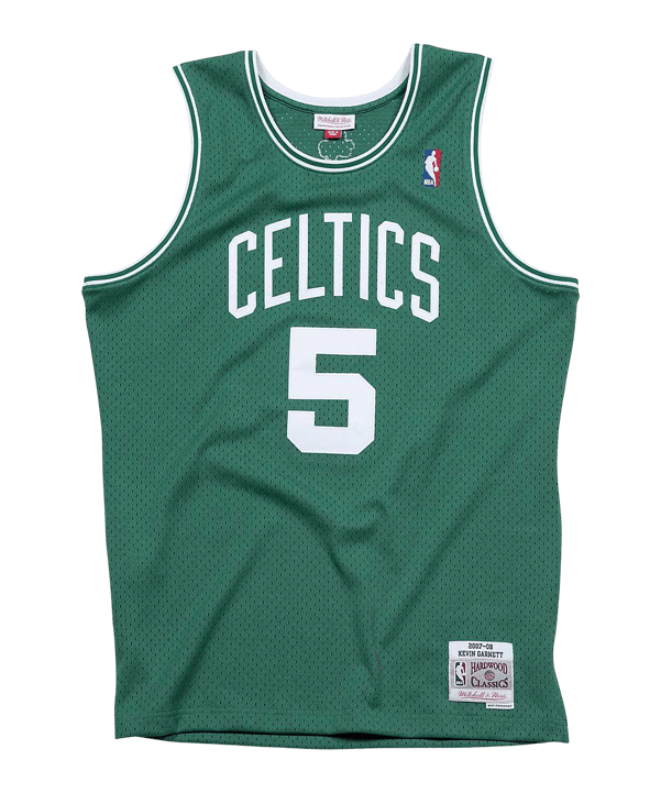 Mitchell and Ness NBA Boston Celtics 2007-2008 Kevin Garnett Swingman Trikot Grün - gruen