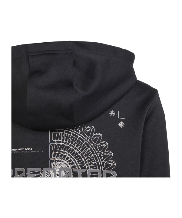 adidas Predator Kapuzenjacke Kids Schwarz - schwarz