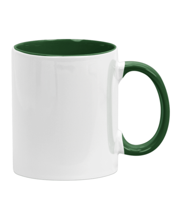 Merch Mug Two Tone 11oz Green - gruen