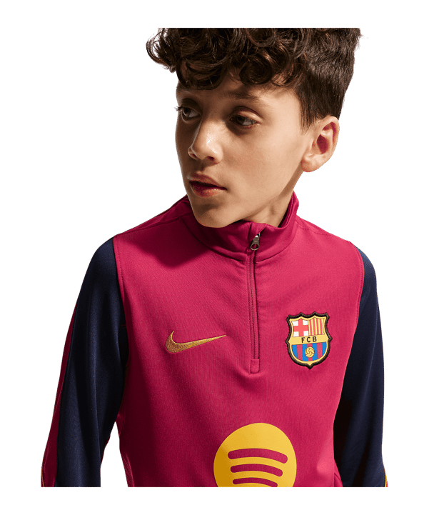 Nike FC Barcelone Strike Drilltop Enfants Rouge C621 - rouge