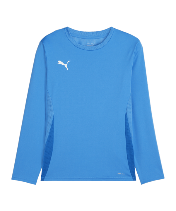 PUMA teamGOAL Trikot Langarm Kids Blau Weiss F02 - blau