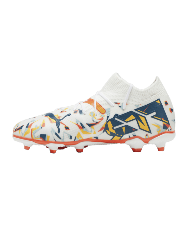 PUMA FUTURE 7 Match Creativity FG/AG Jr Kids Weiss Grün F01 - weiss