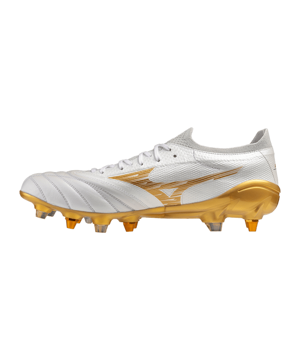 Mizuno Morelia Neo IV B Elite Mix SG Bright Gold Weiß F50 - weiss