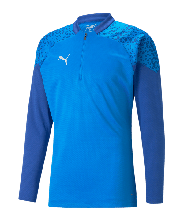 PUMA teamCUP HalfZip Sweatshirt Blau F02 - blau