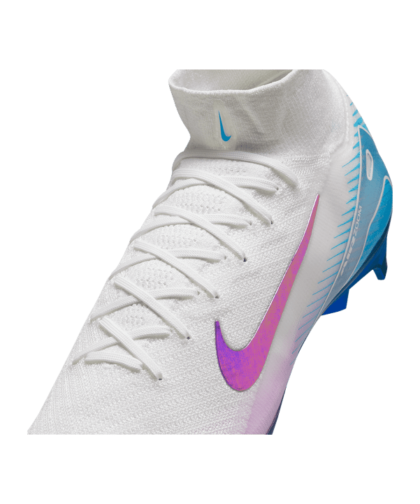 Nike Air Zoom Mercurial Superfly X Elite FG Chromatic Weiß F100 - weiss