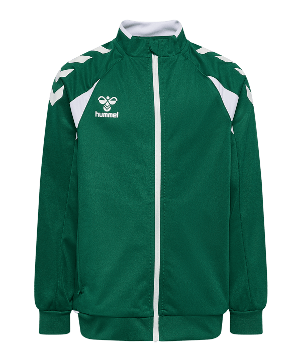 hummel Core 2.0 Track Zip Jacke Kids Grün F6131 - gruen