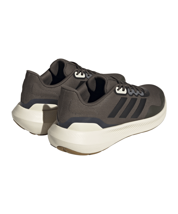 adidas Runfalcon 3.0 TR Braun Schwarz Laufschuh - gruen