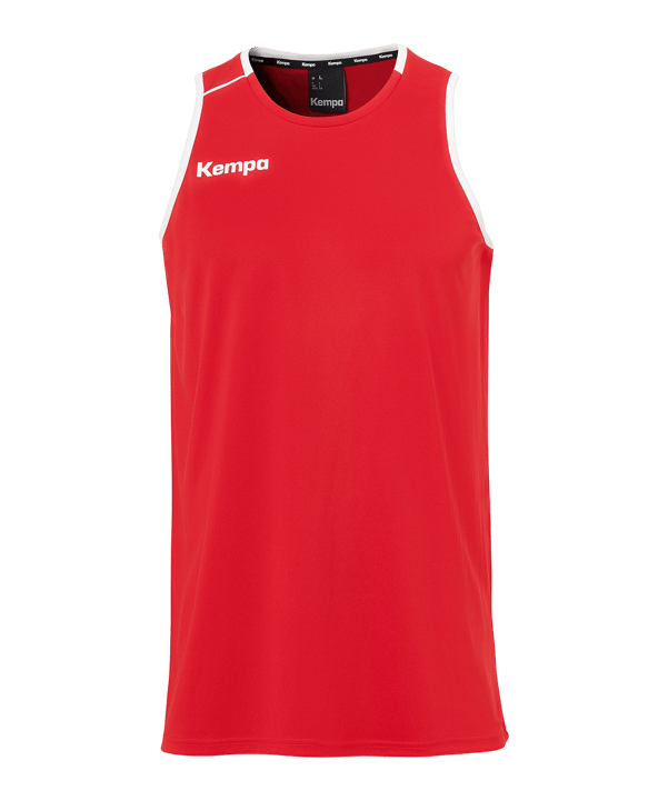Kempa Player Tank Top Kids Rot Weiss F03