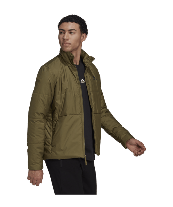 adidas 3S Jacke Grün - gruen