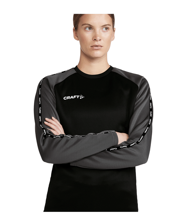Craft Squad 2.0 Sweatshirt Damen Schwarz F999985 - schwarz