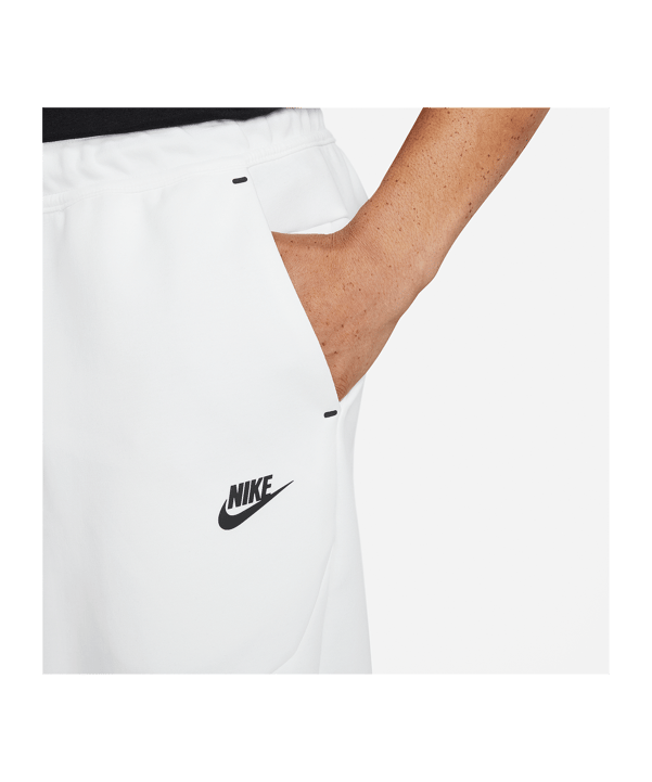 Nike Tech Fleece Jogginghose Weiss Schwarz F100 - weiss