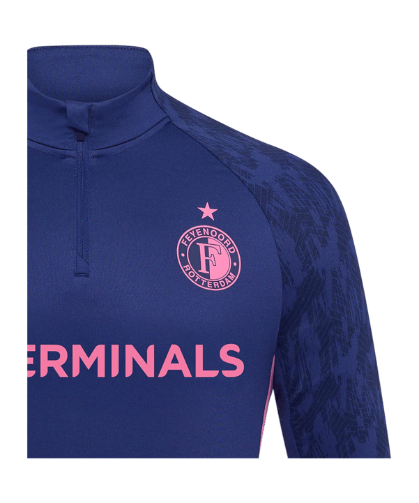 Castore Feyenoord Rotterdam Sweatshirt Blau F163 - blau