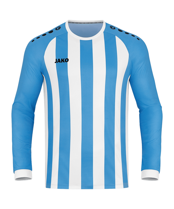 JAKO Inter Trikot Langarm Kids Hellblau Weiss F432 - blau