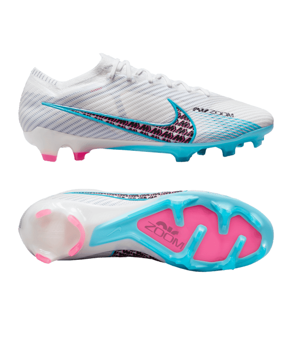 Nike Air Zoom Mercurial Vapor XV Elite FG Blast Weiss Blau Pink F146 - weiss
