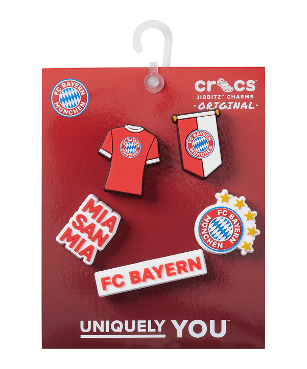 Crocs FC Bayern München Bayern Fc 5Pck Pin Mehrfarbig - mehrfarbig